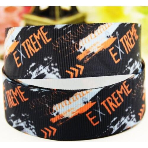 22mm 25mm 38mm 75mm Abstract figure cartoon printed Grosgrain Ribbon party decoration 10 Yards X-04593