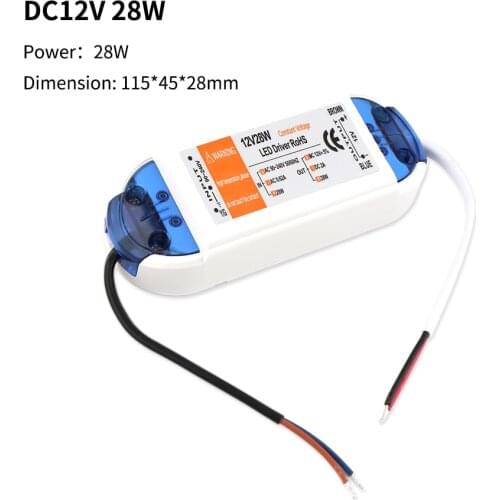 AC DC 220V TO 12V LED Transformer Driver Power Supply Adapter LED 12V 18W 28W 36W 48W 72W 100W LED Driver Lighting Power Supply