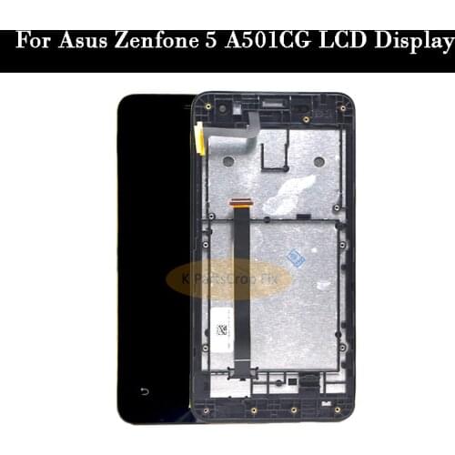 Tested Display For ASUS Zenfone 5 LCD Touch Screen With Frame For ASUS Zenfone 5 Display A501CG A500CG A500KL A502CG lcd