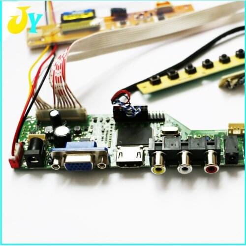 HDMI+DVI+VGA+Audio)LCD Driver Controller Board Kit for Panel B121EW03 1280*800