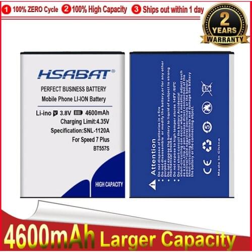 HSABAT High Capacity 4600mAh BT557S Battery for ZOPO Speed 7 Plus High Quality Mobile Phone Replacement Accumulator