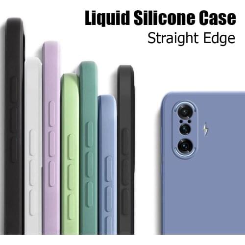 Original Liquid Silicone Case For Redmi K40 Gaming Case Poco F3 GT Redmi K40 Gaming Cover Shell Coque Soft TPU Phone Bumper
