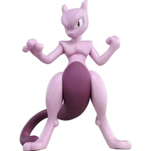 Genuine TOMY Pokemon Mewtwo Counterattack Mew Elf MEGA EMC EHP Figure Model