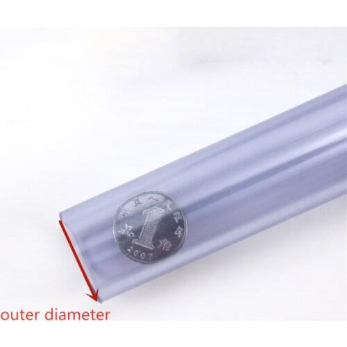 Transparent tube UPVC Pipe Hi-quality Water Supply Pipe Irrigation Fish Tank PVC Pipe Aquarium tube 1 Pcs (50cm)