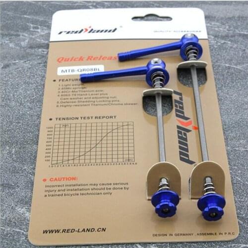 Q870 1pair Lightweight titanium alloy CNC quick demolition pole bike MTB general quick release system Bicycle Hubs axles Skewer
