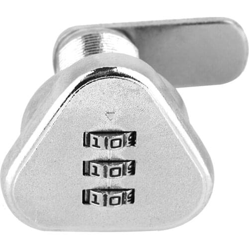 Brand new Digit Code Combination Cam Cabinet Silver Zinc Alloy Convenient Password Security Coded Lock Security tools 2019