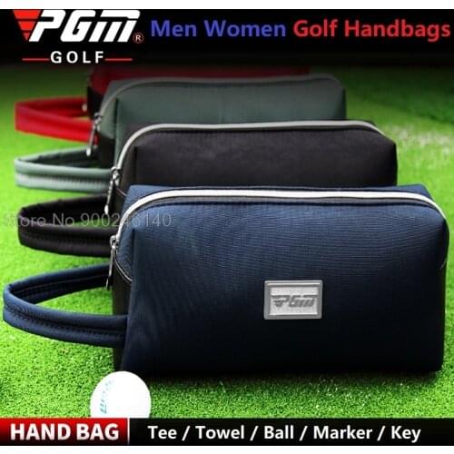 Golf Bag Portable Hand Bag Men Women Waterproof Handbag Multi-Functional Golf Tee/Towel/Ball Large Cart Bag Marker Key Package