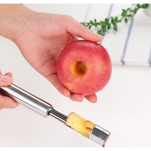 Stainless Steel Apple Corer Fruit Seed Core Remover Easy Core Cutter Multi-Function Pear Fruit Vegetable Slicer Kitchen Gadgets