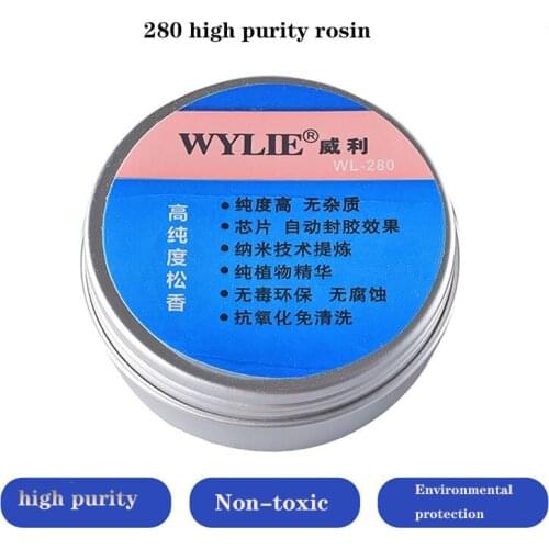 WL-280 high-purity rosin pure plant hydrogenated rosin imported material environmental protection and impurity-free welding oil