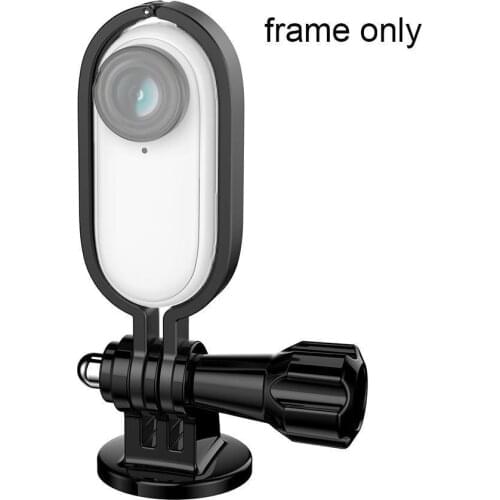 Protective Frame Mount Aluminum Alloy 1/4 Adapter Adjustable Stabilizer Camera Accessories Angle 2 Bracket Go For Insta360 E3F2