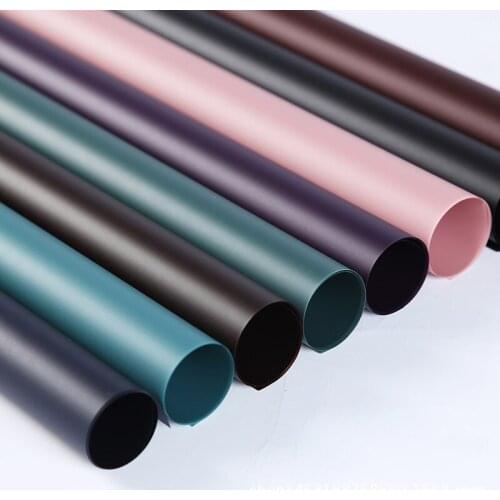 20pcs/lot Flower Packaging Paper Matte Waterproof Packaging Material Paper Bouquet Florist Supplies Gift Wrapping Paper