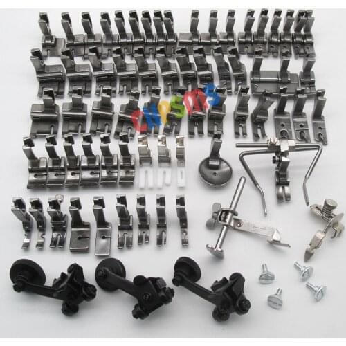 73PCS Practical Presser Feet SET&Seam Guide&SCREWS FOR JUKI DDL- 5550 8300 8500 BROTHE DB2-B735 B737 B738 B745 B755 +R
