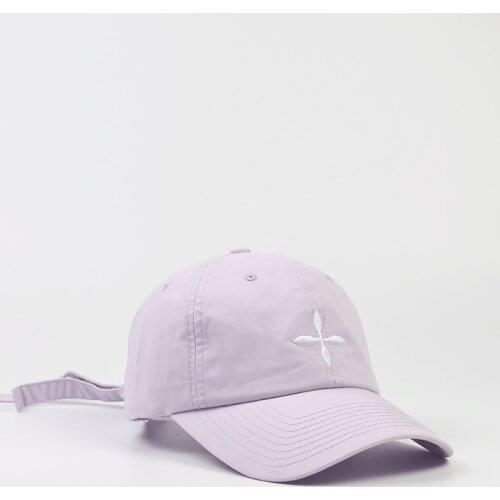 New Cross Print Baseball Cap for Men Cotton soft bone Sunshade off white womens hat