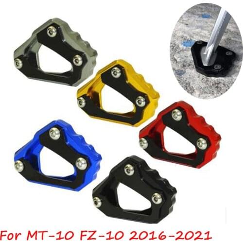 For Yamaha MT-10 MT10 MT 10 2016-2018 Motorcycle Kickstand Foot Side Stand Extension Enlarge Pad Support Plate