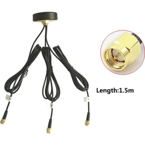 4G wifi GPS Combined antenna (GSM/LTE/2.4G) outdoor waterproof high gain 28dbi IPEX/SMA-J male RG174/RG178