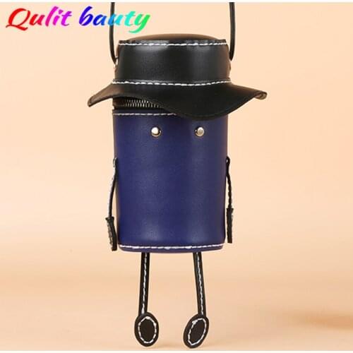 DIY Leather Sewing Material Set Leather Craft Women Shoulder Bags Mini Mobile Phone Bag for Women Purses and Handbags Designer