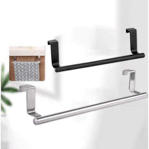 Kitchen Towel Bar Over Cabinet Towel Rack Stainless Steel Over Door Towel Rack Bar Holders Support Rack Over Door