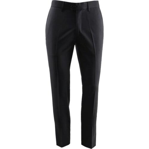 Self made spring and summer fashion mens slim fit Capris, European and American mens Retro non iron pants, British style trous