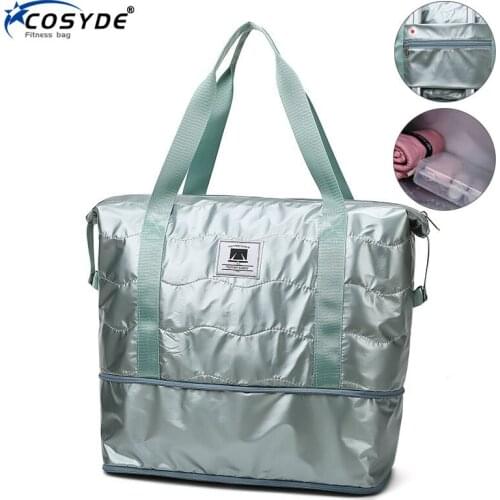 Cosyde Dry Wet Gym Bag Fitness Travel For Women Men Training Sports Tas Gymtas Dac De Sport Outdoor Glitter Swim Winter Bag Gym
