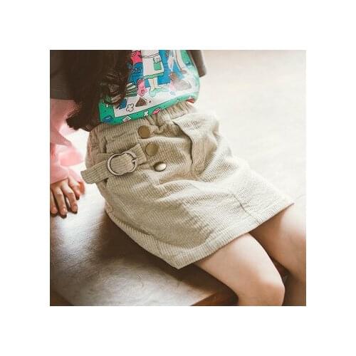 Baby Girl Corduroy Skirts 2019 Autumn Winter New Baby Clothes Childrens Solid Fashion A-line Skirt Toddler Casual Tutu Skirts