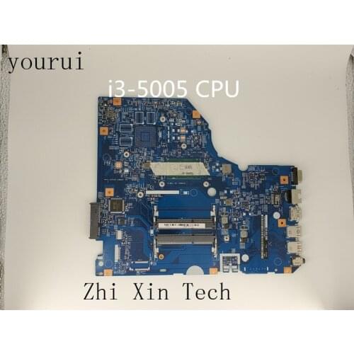 Yourui NB.MVB11.006 For Acer Aspire E5-772 E5-772G Laptop Motherboard 448.04X08.001M NBMVB11006 SR27G i3-5005u CPU 100% Test ok
