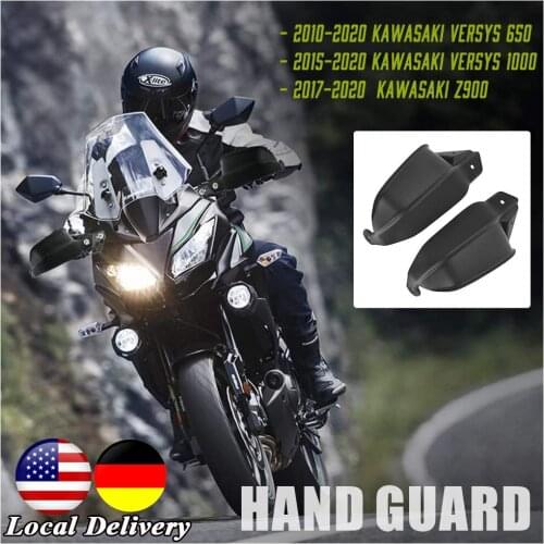 Motorcycle Handle Bar Hand Guard Handguard Protector Brake Clutch Windshield for Kawasaki Versys 650 1000 Z900 2020 2019 2018 17