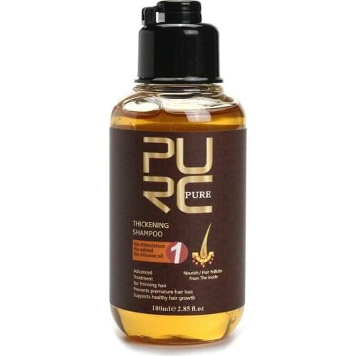 100ml PURC Ginger Hair Shampoo Treatment For Hair Loss Help Regrowth Damaged Hair repair Shampoo