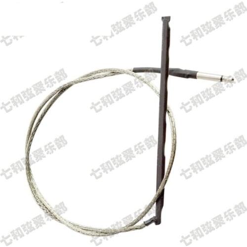 2 Pcs Classical Guitar Under Bridge Saddle Piezo Cable Pickup Cable for EQ
