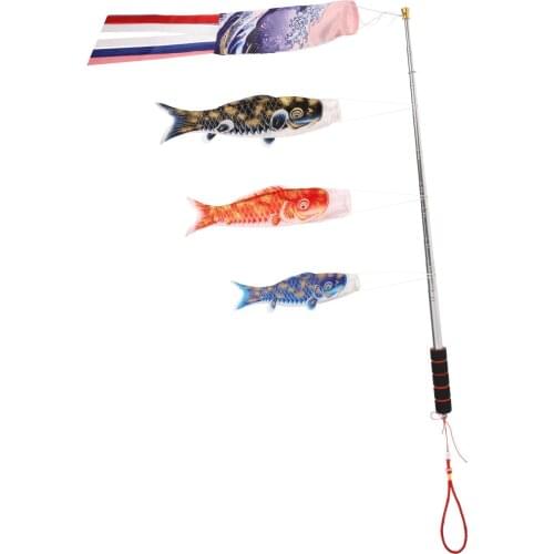4x Windsock Japanese Carp Flag ing Flag Streamer for Outdoor Bar Decor