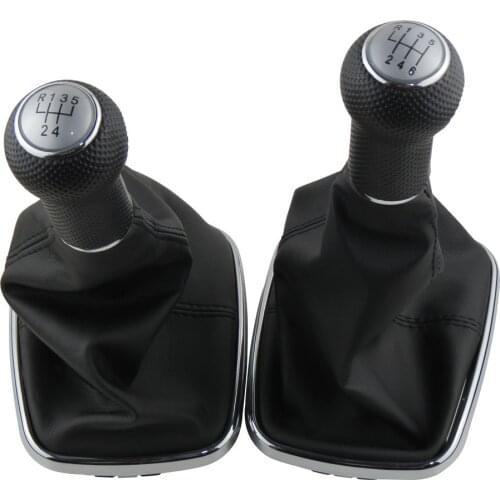 5/6 Speed Gear Shift Knob Lever Shifter Gaiter Boot For Volkswagen VW Golf 4 IV MK4 GTI R32 Bora Jetta