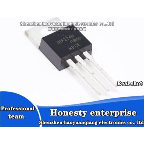 5pcs Authentic original IRFZ24NPBF IRFZ24N directly inserted TO220 55V17A MOS field effect transistor
