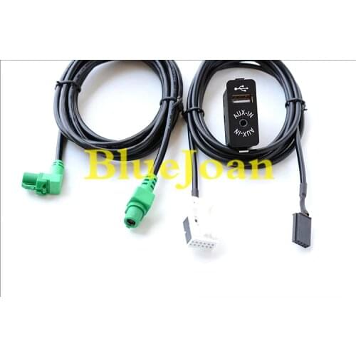 Free shipping BlueJoan GPS Navigation cable USB AUX in Plug Socket Harness Adapter for BMW E39 E46 E38 E53 X5 Z4 E70 Car radio