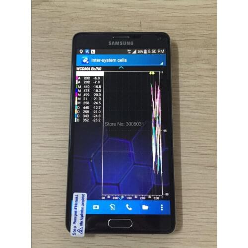 Free shipping dhl +Note4 N910G nemo handy & NMR , support VOLTE & 2CA ,polqa and qesq MOS .. ect test