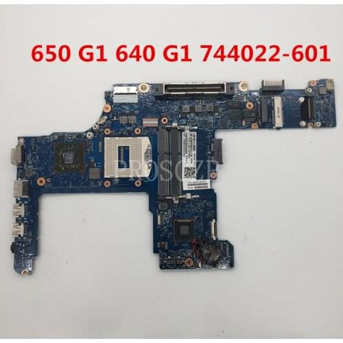 Free shipping For HP ProBook 640 G1 650 G1 Laptop motherboard 744022-601 6050A2566401-MB-A03 QM87 100% full Tested