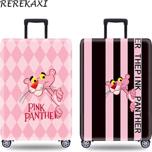 Cartoon Panther Luggage Cover 18-32 Inch Suitcase Elastic Protective Covers Trolley Baggage Dust Case Cover Travel Accessories