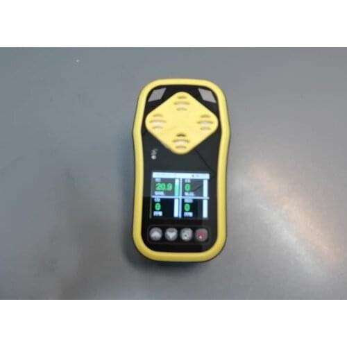 Multi Gas Detector Analyzer Meter O2 H2S CO LEL 4 in 1 Oxygen Hydrogen Sulfide Carbon Monoxide Combustible Gas Leak Detector