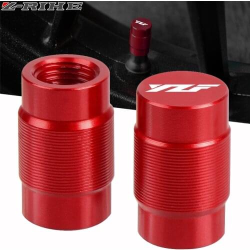 YZF Motorcycle Tire Valve Air Port Stem Cap Cover Plug CNC Aluminum Motorcycle Accessories for Yamaha YZF R3 R25 R6 R1 2013-2019