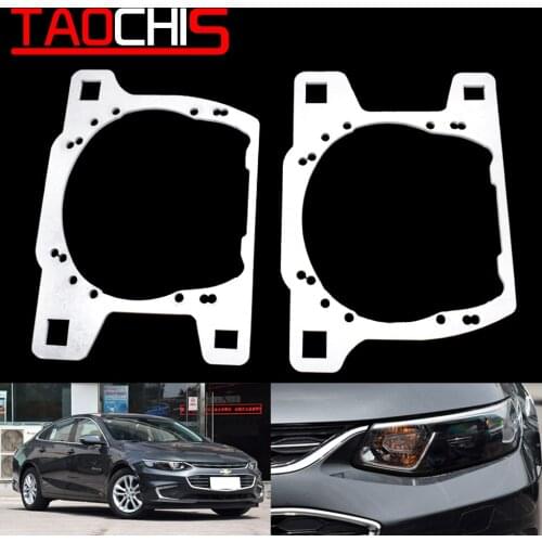TAOCHIS Auto adapter frame Head light for Chevrolet Malibu XL 2016- Hella 3R G5 5 Koito Projector lens retrofit head lamp