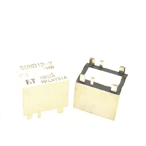 HOT NEW 12V relay 59ND012-Y-HW 59ND012YHW 59ND012 Y HW 12VDC DC12V 12V 6PIN