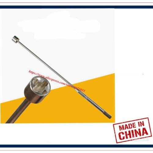 Piano tuning maintenance tools - Plum-type retractable spanner adjusts the position of the screw button in relation to tripping