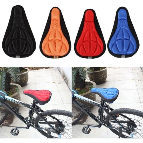 Hot Sale Bike Cushion Pad Men Women Thick Cycling Bicycle Sponge Pad Seat Saddle Cover Outdoor Bike Sports Pad 3 Colors New