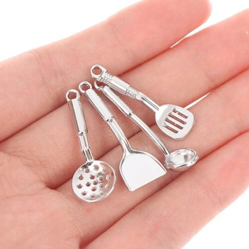 5pcs/Set Miniature Mini Cookware Tools Miniatures Casa De Munecas 1:12 Kitchen Doll House DIY Doll House Accessories Kit