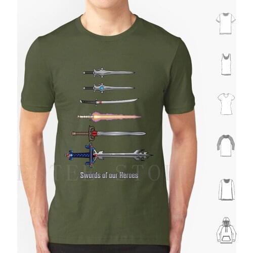 Swords Of Our Heroes T Shirt Men Cotton 6xl 80scartoons 80s Tv Gijoe Gi Joe He Man Legendary Lion O Masters Of The Universe