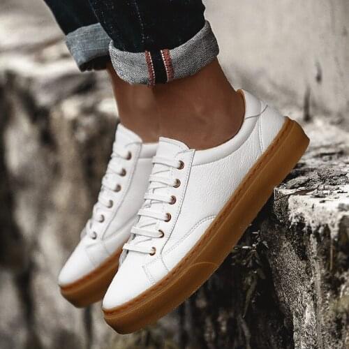 Sapatos Casual Shoes For Men Casual Zapatillas Hombre Sneaker Fashion Leather Zapatos Man Spring 2020 New Breathable