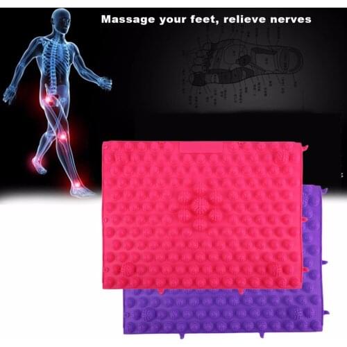 New Style Foot Massage Pad TPE Modern Acupressure Reflexology Mat Acupuncture Rugs Fatigue Relieve Promote Circulation Gifts