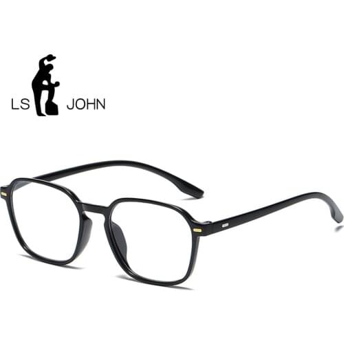 LS JOHN Ultralight TR90 Reading Glasses Men Women Clear Lens Full Frame Presbyopia Eyewear +1.0+1.5+2.0+2.5+3.0+3.5+4.0