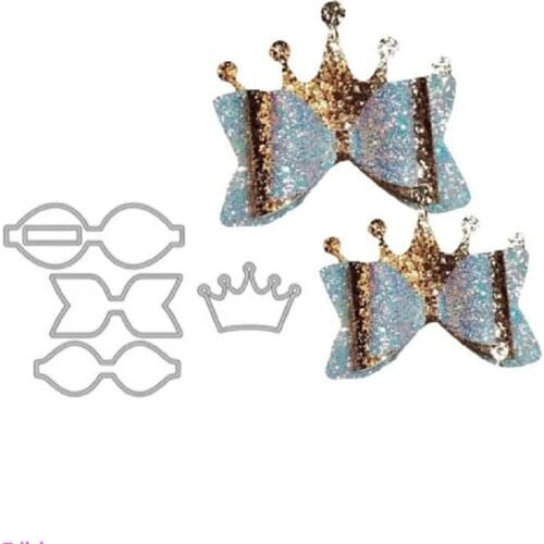 Crown bow Metal Cutting Dies for DIY Scrapbooking Album Paper Cards Decorative Crafts Embossing Die Cuts