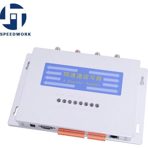 Personal Warehouse management IMPINJ R2000 4 channel long ranger reader 0-250 tags RS232 & WIFI 4port Reader