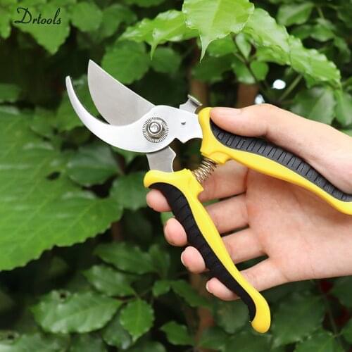 Gardening Pruning Shears High Carbon Steel Scissors Garden Plant Scissors Branch Hands Pruner Cutter for Planting Bonsai Tools