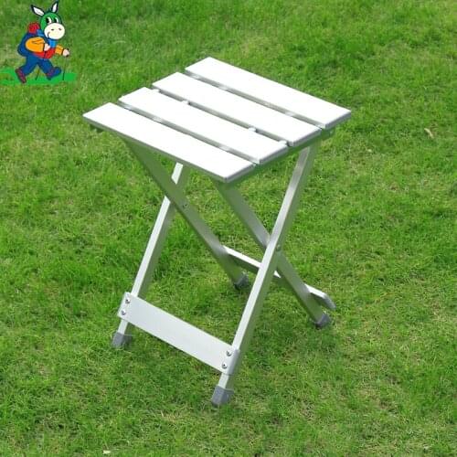 CAMPING Portable outdoor folding chairs aluminum picnic tables and chairs combination package